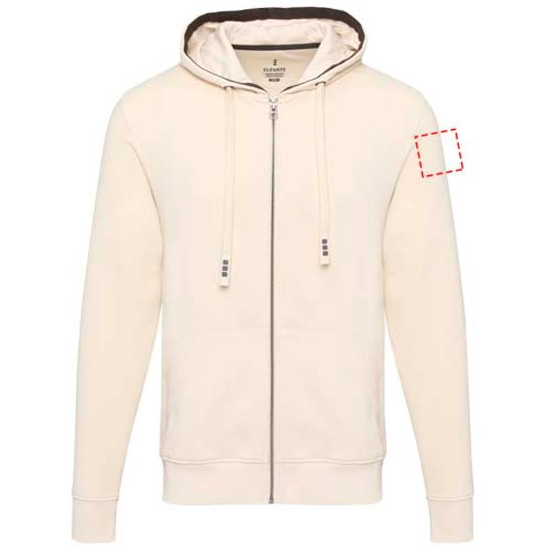 Mikina Arora s kapucňou, zips v celej dĺžke, hnedá Sandstone, XS Mikina Arora s kapucňou, zips v celej dĺžke, hnedá Sandstone, XS