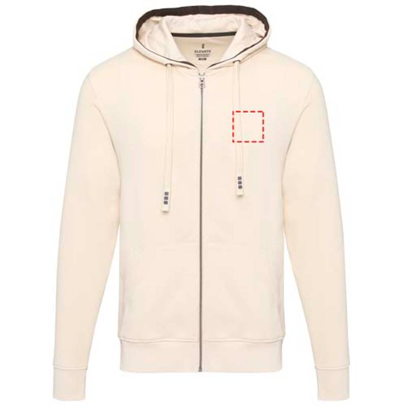 Mikina Arora s kapucňou, zips v celej dĺžke, hnedá Sandstone, XS Mikina Arora s kapucňou, zips v celej dĺžke, hnedá Sandstone, XS