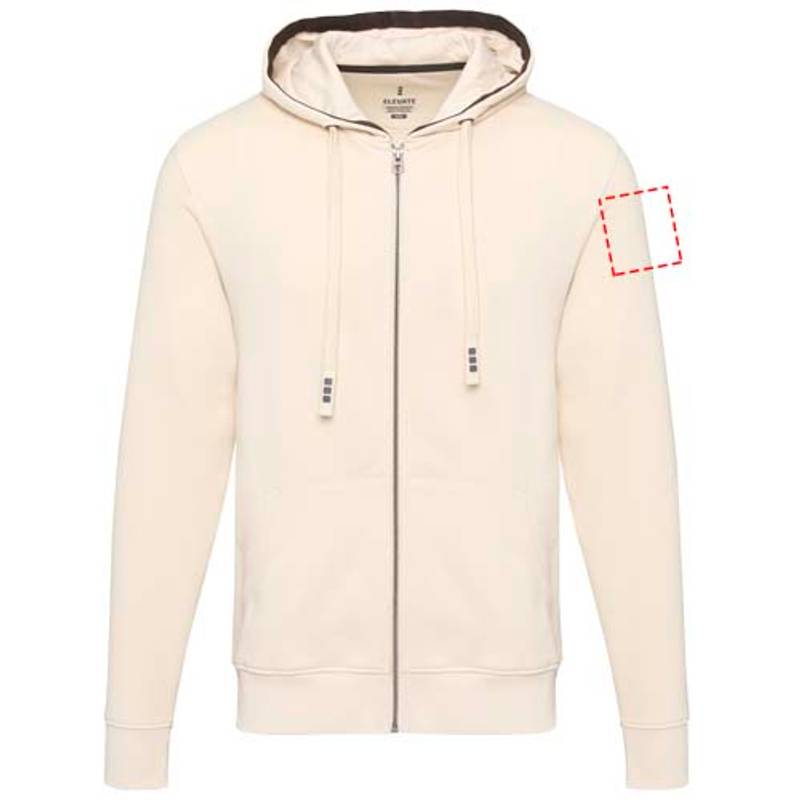 Mikina Arora s kapucňou, zips v celej dĺžke, hnedá Sandstone, XS Mikina Arora s kapucňou, zips v celej dĺžke, hnedá Sandstone, XS