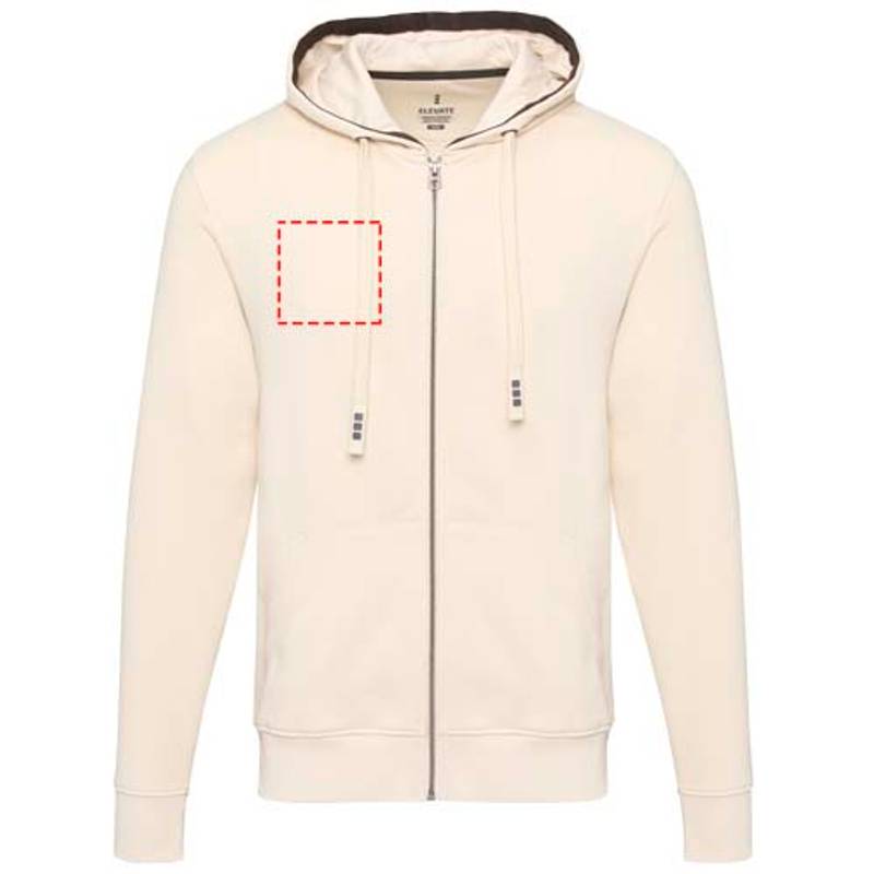 Mikina Arora s kapucňou, zips v celej dĺžke, hnedá Sandstone, XS Mikina Arora s kapucňou, zips v celej dĺžke, hnedá Sandstone, XS