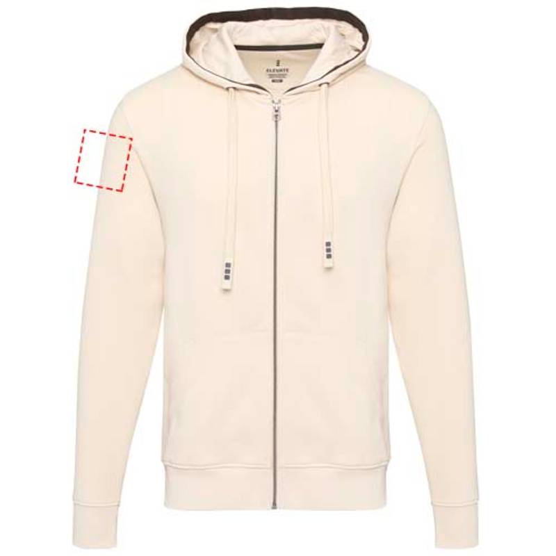 Mikina Arora s kapucňou, zips v celej dĺžke, hnedá Sandstone, XS Mikina Arora s kapucňou, zips v celej dĺžke, hnedá Sandstone, XS