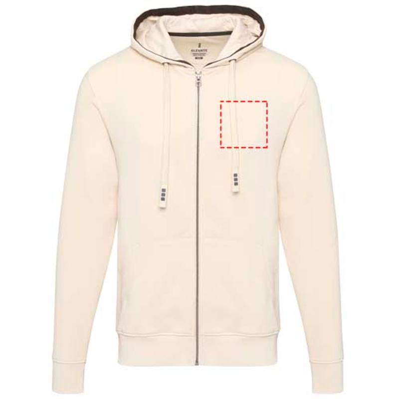 Mikina Arora s kapucňou, zips v celej dĺžke, hnedá Sandstone, XS Mikina Arora s kapucňou, zips v celej dĺžke, hnedá Sandstone, XS