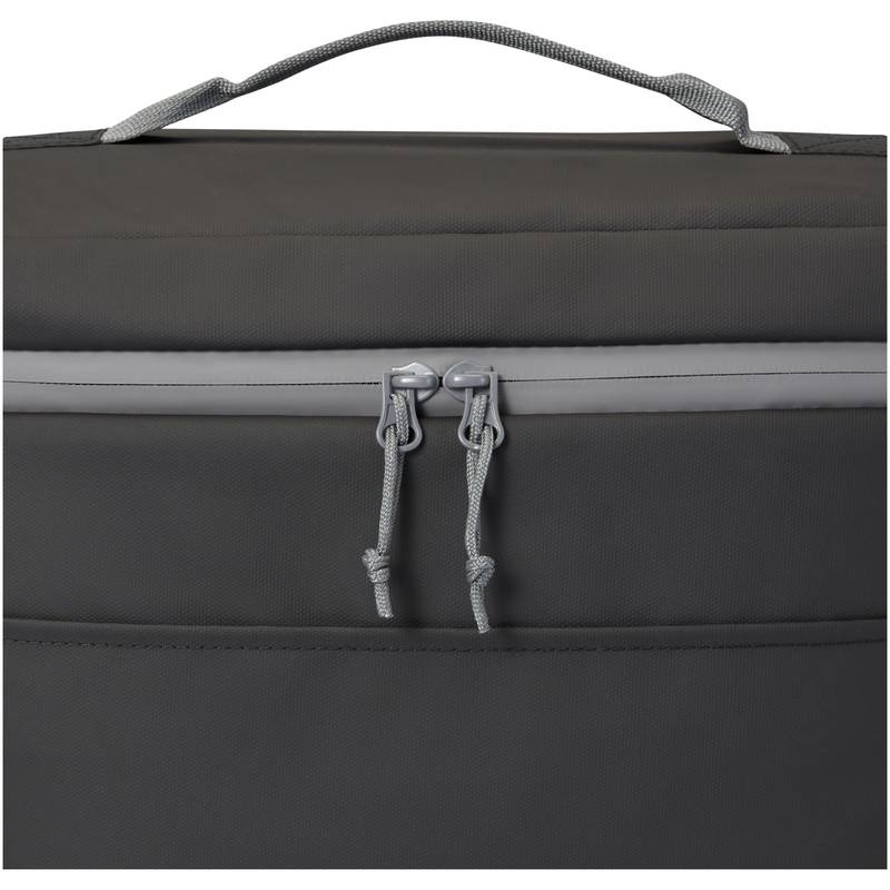 Recyklovaná vodeodolná chladiaca taška Aqua s GRS certifikáciou na 20 plechoviek, 22 l, čierna Recyklovaná vodeodolná chladiaca taška Aqua s GRS certifikáciou na 20 plechoviek, 22 l, čierna