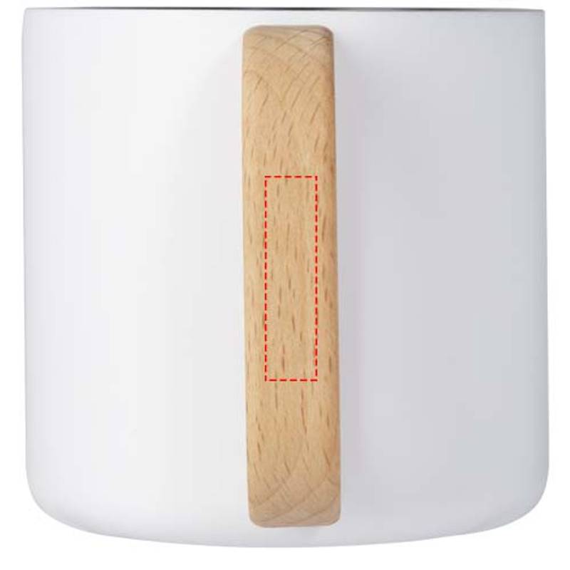 Bjorn 360ml hrnček z recyklovanej nerezovej ocele s medenou vákuovou izoláciou, biela Bjorn 360ml hrnček z recyklovanej nerezovej ocele s medenou vákuovou izoláciou, biela