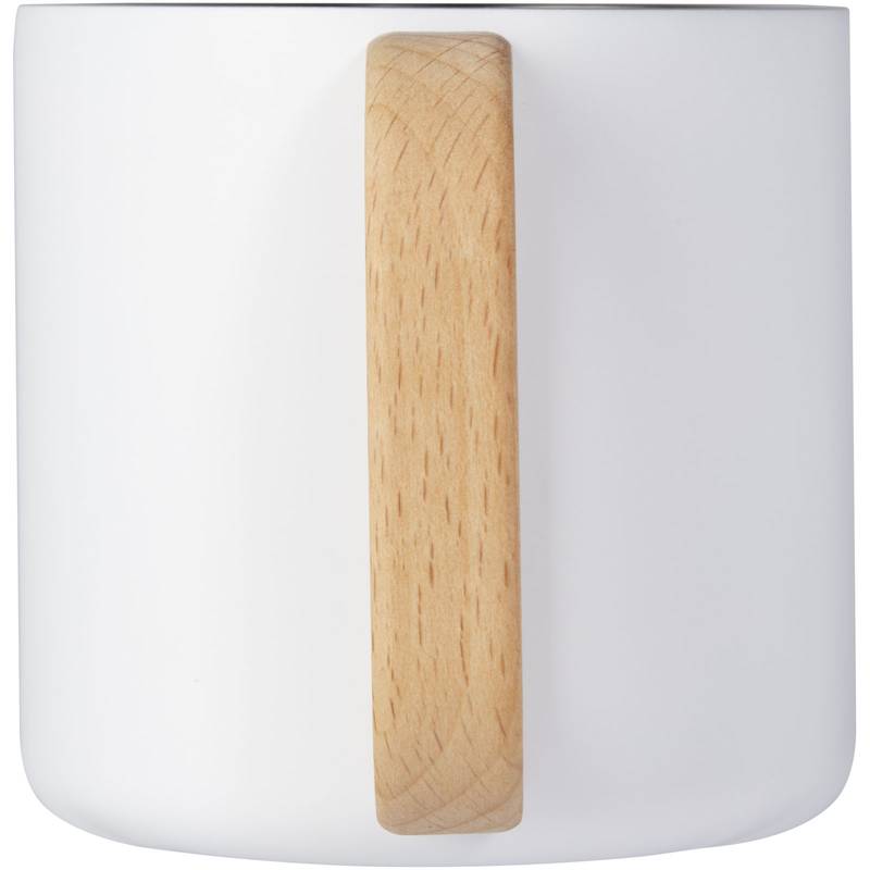 Bjorn 360ml hrnček z recyklovanej nerezovej ocele s medenou vákuovou izoláciou, biela Bjorn 360ml hrnček z recyklovanej nerezovej ocele s medenou vákuovou izoláciou, biela