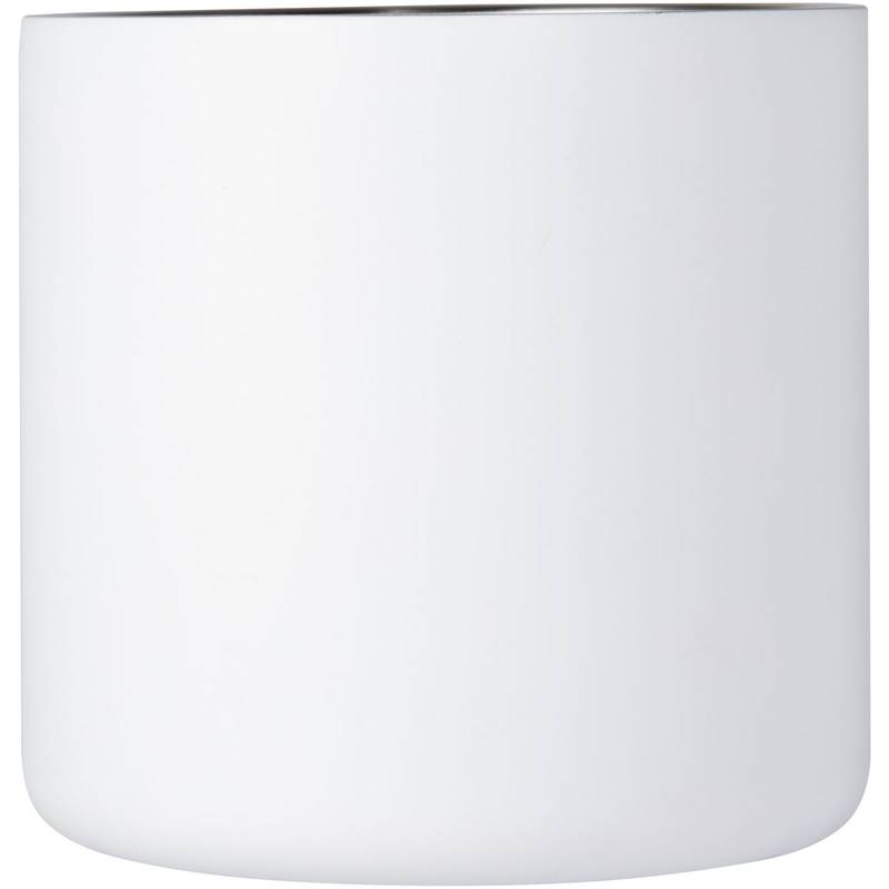 Bjorn 360ml hrnček z recyklovanej nerezovej ocele s medenou vákuovou izoláciou, biela Bjorn 360ml hrnček z recyklovanej nerezovej ocele s medenou vákuovou izoláciou, biela