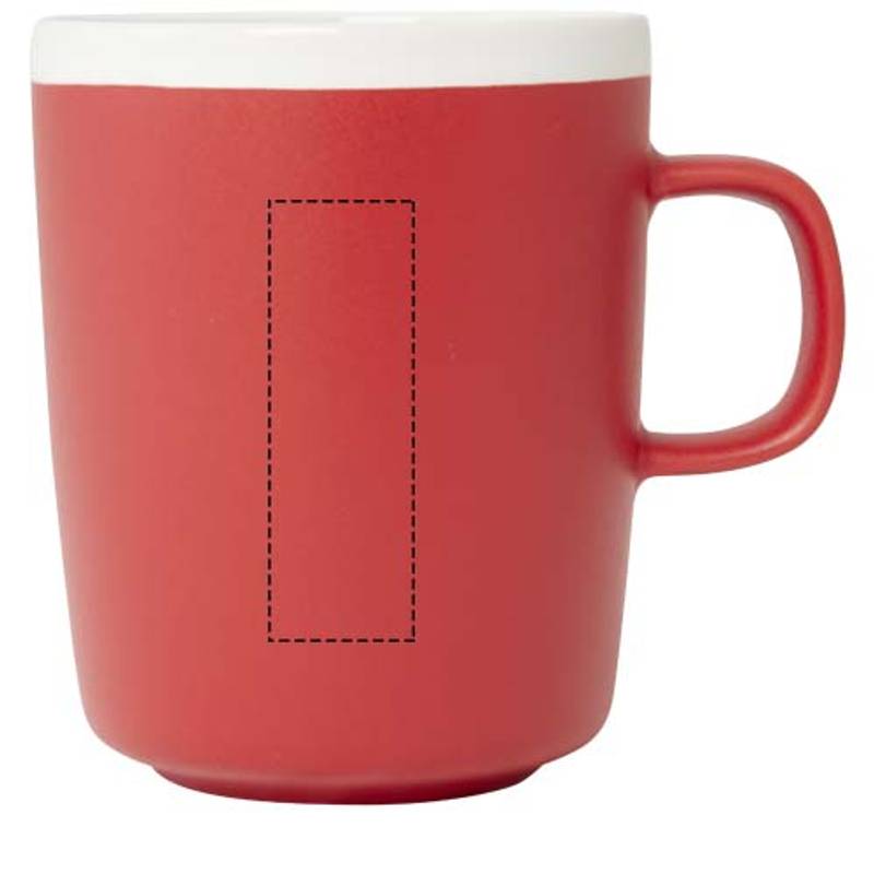 Lilio 310ml keramický hrnček, červená Lilio 310ml keramický hrnček, červená