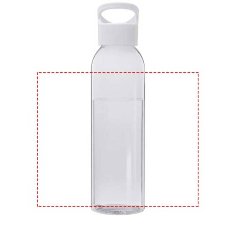 Sky 650ml fľaša na vodu z recyklovaného plastu, biela Sky 650ml fľaša na vodu z recyklovaného plastu, biela