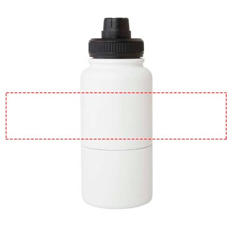 Dupeca 840ml RCS certifikovaná nerezová izolovaná športová fľaša, biela Dupeca 840ml RCS certifikovaná nerezová izolovaná športová fľaša, biela