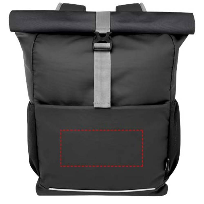 Aqua GRS recyklovaná vodeodolná rolovacia taška na bicykel, 38 cm, 20 l, čierna Aqua GRS recyklovaná vodeodolná rolovacia taška na bicykel, 38 cm, 20 l, čierna