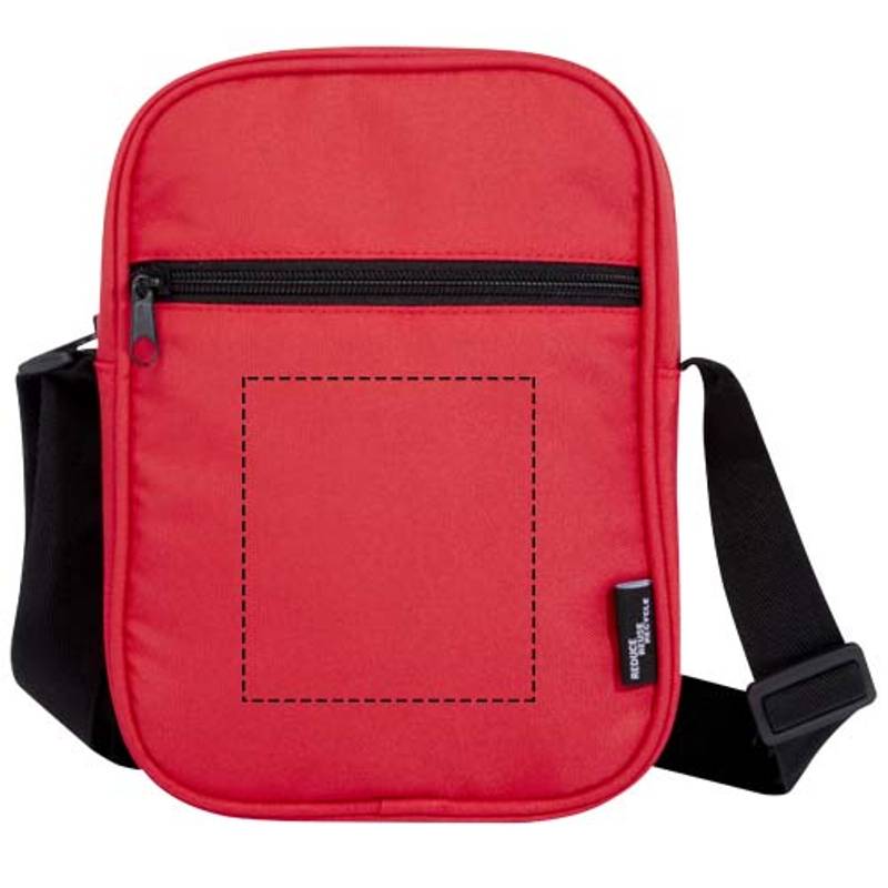 Byron GRS recyklovaná crossbody taška, 2 l, červená Byron GRS recyklovaná crossbody taška, 2 l, červená