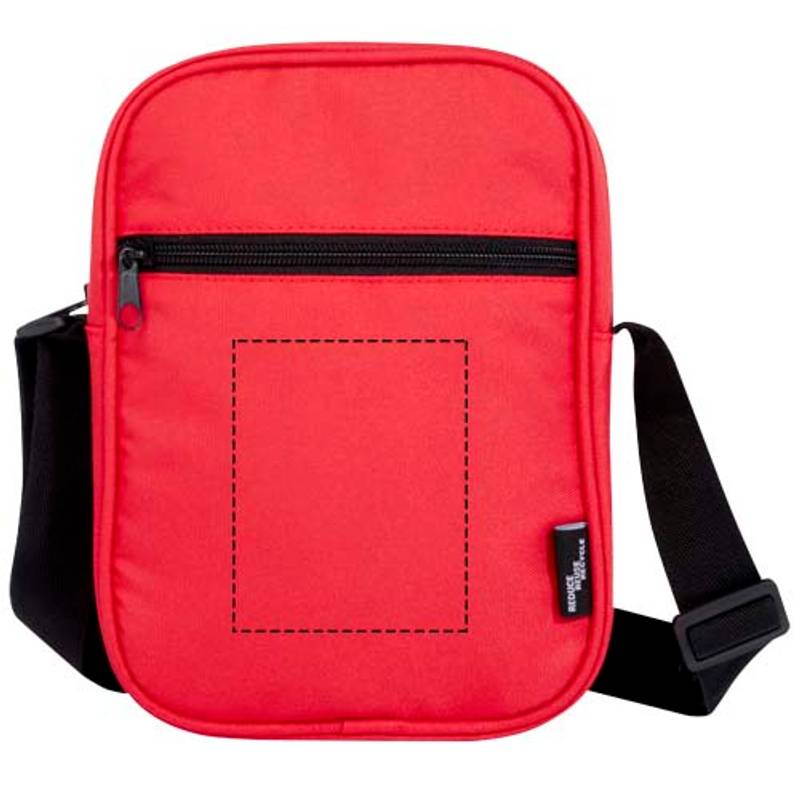 Byron GRS recyklovaná crossbody taška, 2 l, červená Byron GRS recyklovaná crossbody taška, 2 l, červená