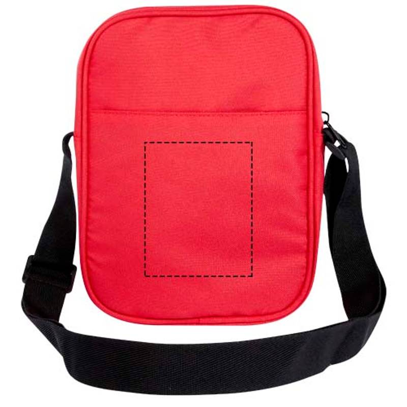 Byron GRS recyklovaná crossbody taška, 2 l, červená Byron GRS recyklovaná crossbody taška, 2 l, červená