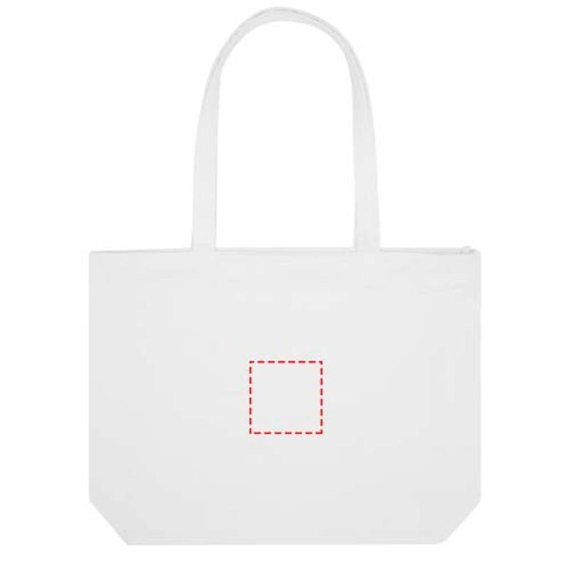 Weekender recyklovaná nákupná taška, 400 g/m², biela Weekender recyklovaná nákupná taška, 400 g/m², biela