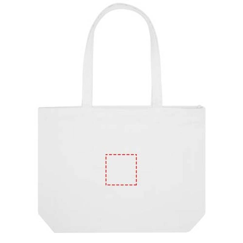 Weekender recyklovaná nákupná taška, 400 g/m², biela Weekender recyklovaná nákupná taška, 400 g/m², biela