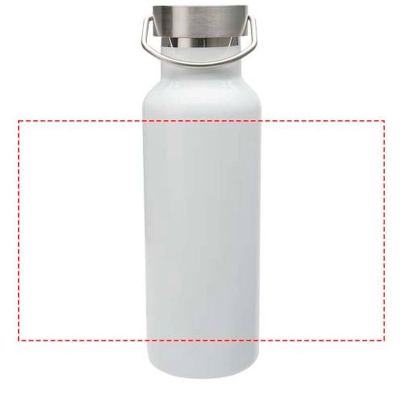 Fľaša na vodu z recyklovanej nerezovej ocele s objemom 500 ml Sedona, biela Fľaša na vodu z recyklovanej nerezovej ocele s objemom 500 ml Sedona, biela