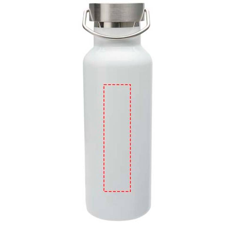 Fľaša na vodu z recyklovanej nerezovej ocele s objemom 500 ml Sedona, biela Fľaša na vodu z recyklovanej nerezovej ocele s objemom 500 ml Sedona, biela