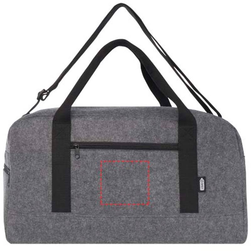 GRS recyklovaná športová taška, 35 l Felta, sivá Mid GRS recyklovaná športová taška, 35 l Felta, sivá Mid