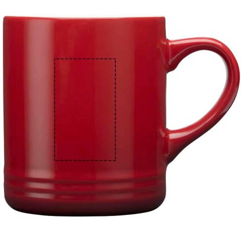 Keramický hrnček s objemom 330 ml Laguna, červená Keramický hrnček s objemom 330 ml Laguna, červená