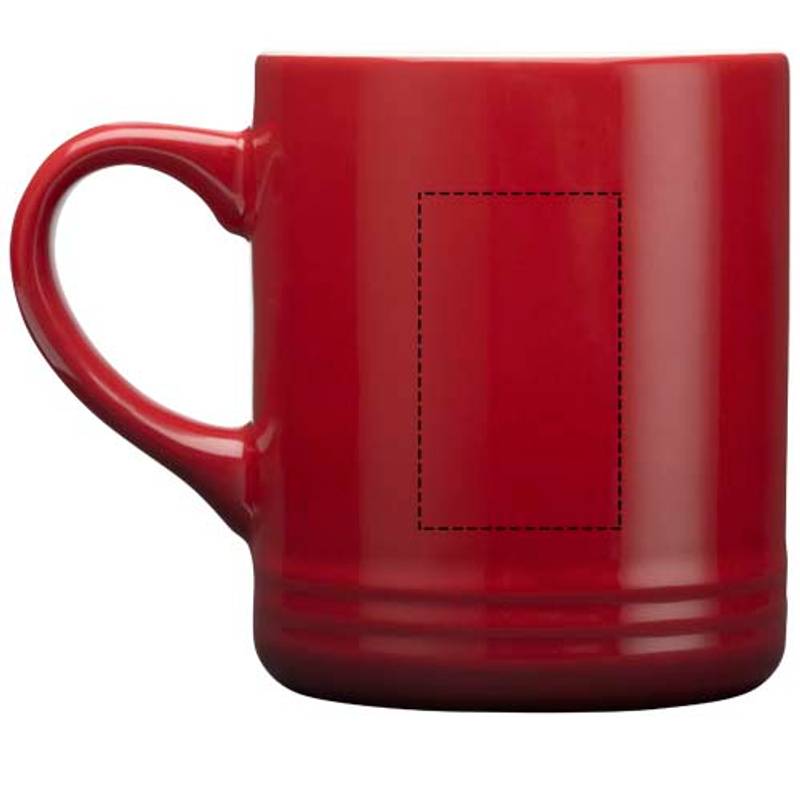 Keramický hrnček s objemom 330 ml Laguna, červená Keramický hrnček s objemom 330 ml Laguna, červená