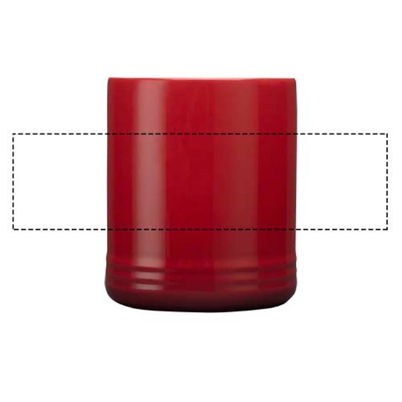 Keramický hrnček s objemom 330 ml Laguna, červená Keramický hrnček s objemom 330 ml Laguna, červená