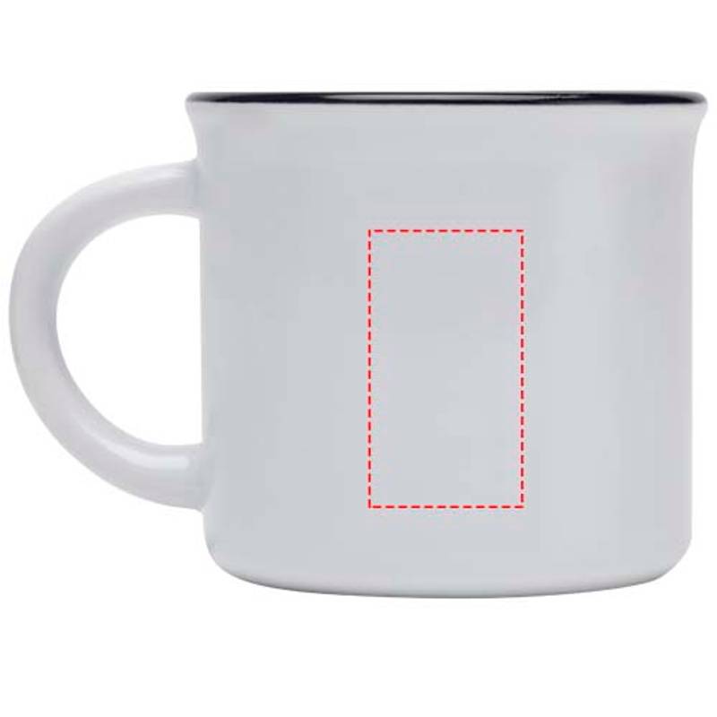 Keramický hrnček s objemom 240 ml Bari, biela Keramický hrnček s objemom 240 ml Bari, biela