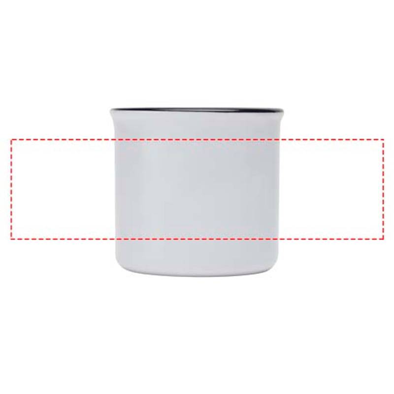 Keramický sublimačný hrnček s objemom 240 ml Bari, biela Keramický sublimačný hrnček s objemom 240 ml Bari, biela