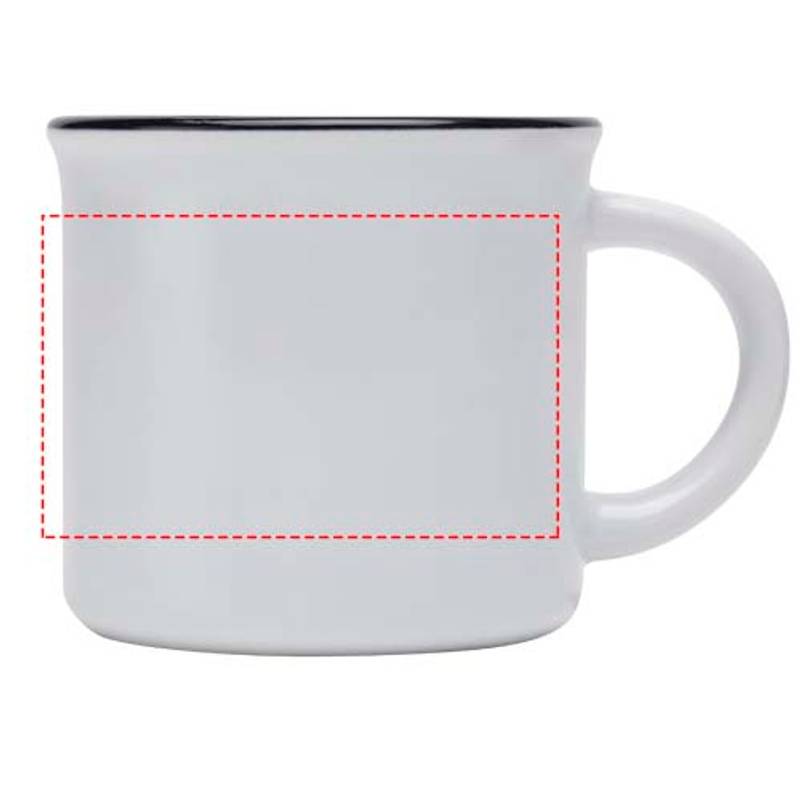 Keramický sublimačný hrnček s objemom 240 ml Bari, biela Keramický sublimačný hrnček s objemom 240 ml Bari, biela