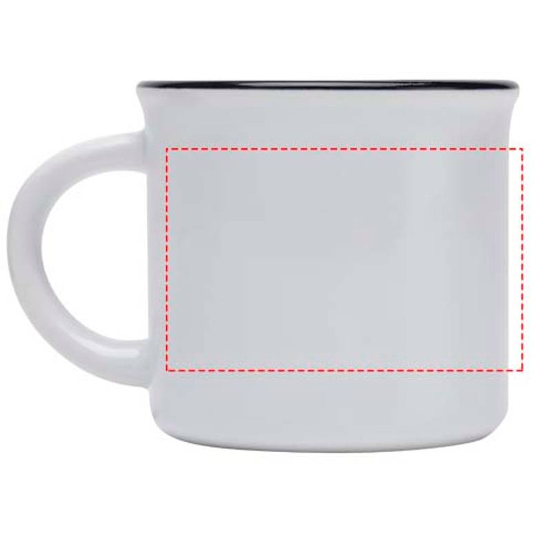 Keramický sublimačný hrnček s objemom 240 ml Bari, biela Keramický sublimačný hrnček s objemom 240 ml Bari, biela