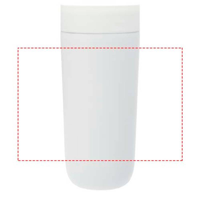 Téglik z nerezovej ocele s objemom 350 ml Camden, biela Téglik z nerezovej ocele s objemom 350 ml Camden, biela