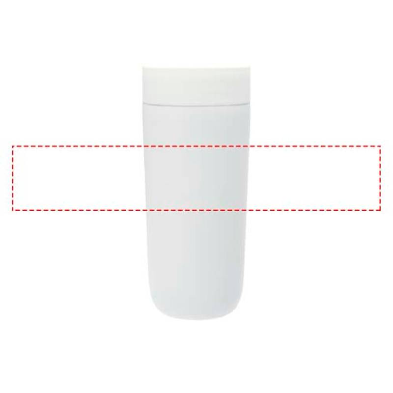 Téglik z nerezovej ocele s objemom 350 ml Camden, biela Téglik z nerezovej ocele s objemom 350 ml Camden, biela