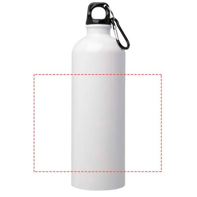 750ml jednostenná fľaša na vodu Oregon z nerezovej ocele a karabínou, biela 750ml jednostenná fľaša na vodu Oregon z nerezovej ocele a karabínou, biela