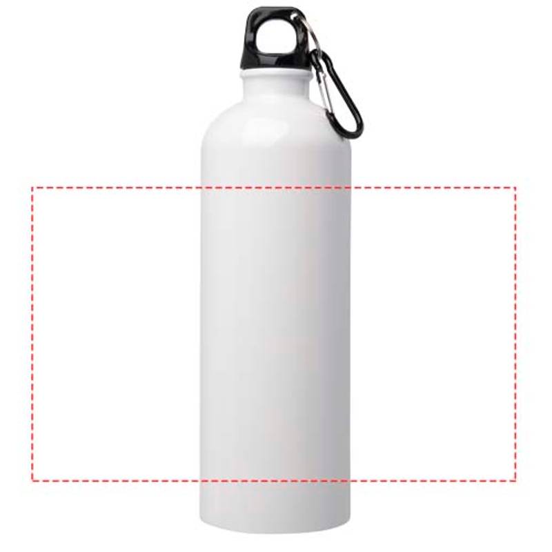 750ml jednostenná fľaša na vodu Oregon z nerezovej ocele a karabínou, biela 750ml jednostenná fľaša na vodu Oregon z nerezovej ocele a karabínou, biela