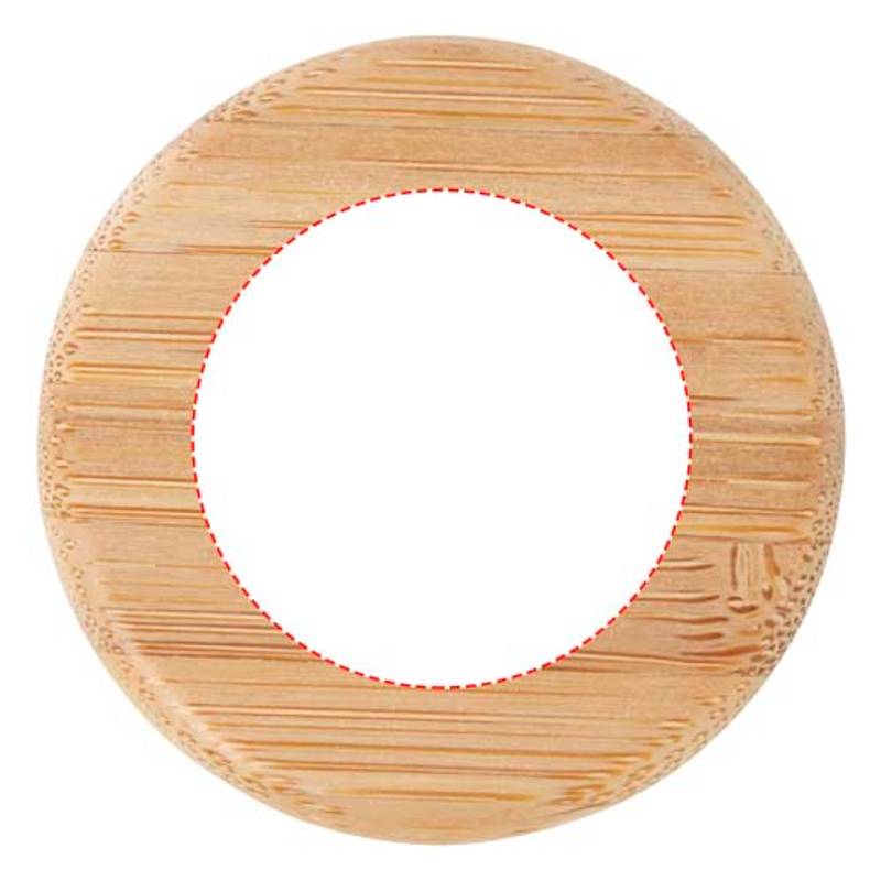 Fľaša Lume s objemom 500 ml, z matného sodnovápenatého skla s bambusovým viečkom, biela Fľaša Lume s objemom 500 ml, z matného sodnovápenatého skla s bambusovým viečkom, biela