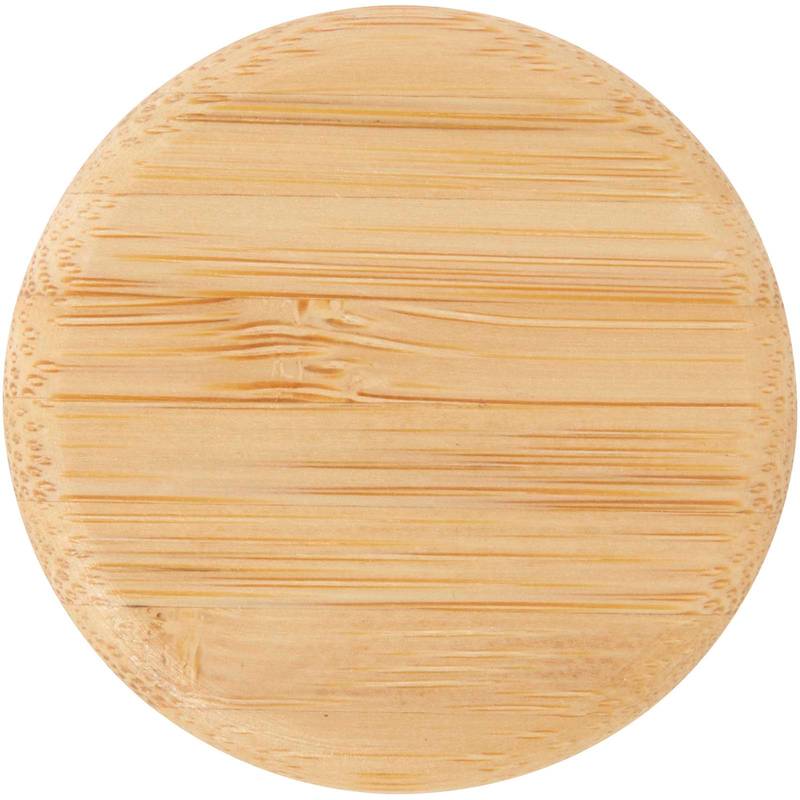 Sklenená fľaša na vodu Porto 500 ml, silikónovou rukoväťou a bambusovým viečkom, transparentná Sklenená fľaša na vodu Porto 500 ml, silikónovou rukoväťou a bambusovým viečkom, transparentná