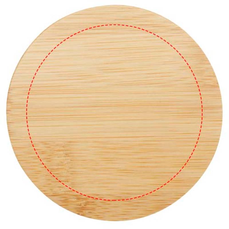 Sklenený hrnček Leona s objemom 350 ml a bambusovým viečkom, transparentná Sklenený hrnček Leona s objemom 350 ml a bambusovým viečkom, transparentná