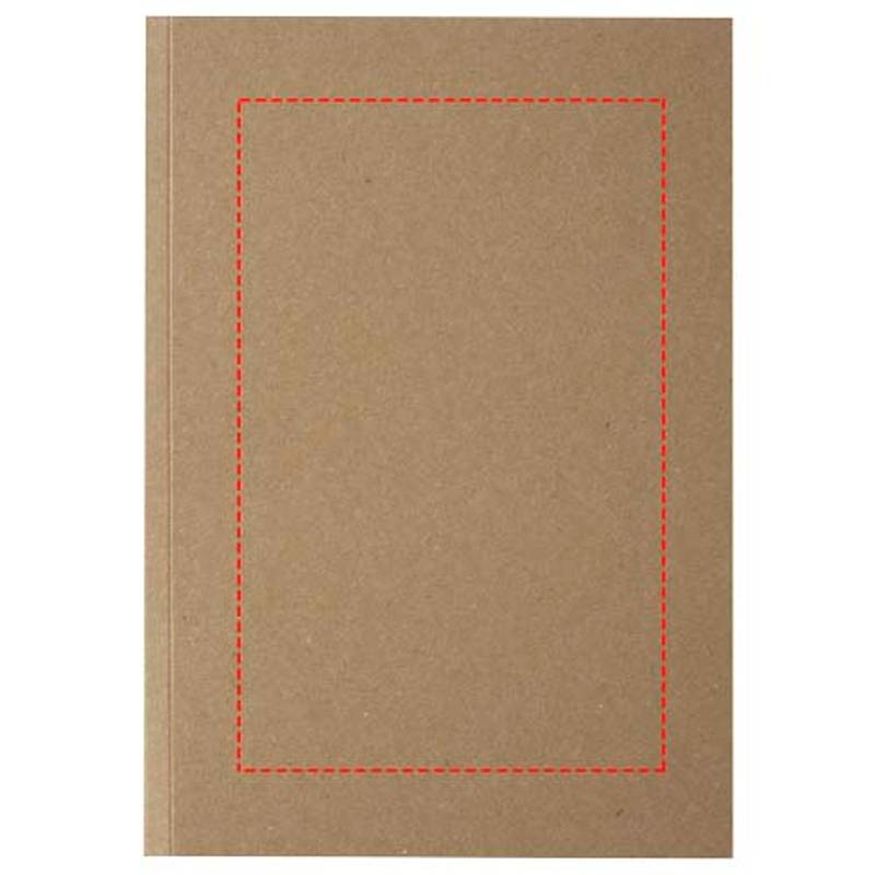 Recyklovaný kraftový poznámkový blok Novella Austen A5 v mäkkej väzbe - 100 listov, hnedá Natural Recyklovaný kraftový poznámkový blok Novella Austen A5 v mäkkej väzbe - 100 listov, hnedá Natural