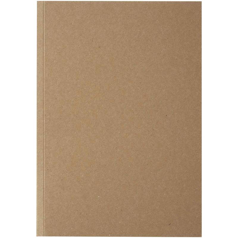 Recyklovaný kraftový poznámkový blok Novella Austen A5 v mäkkej väzbe - 100 listov, hnedá Natural Recyklovaný kraftový poznámkový blok Novella Austen A5 v mäkkej väzbe - 100 listov, hnedá Natural