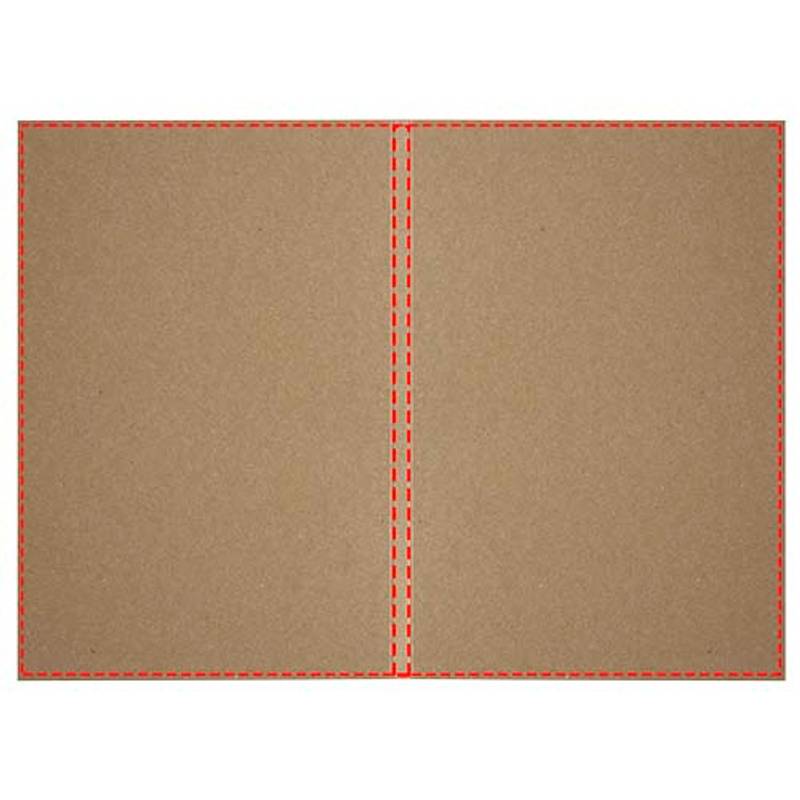 Recyklovaný kraftový poznámkový blok Novella Austen A5 v mäkkej väzbe - 50 listov, hnedá Natural Recyklovaný kraftový poznámkový blok Novella Austen A5 v mäkkej väzbe - 50 listov, hnedá Natural