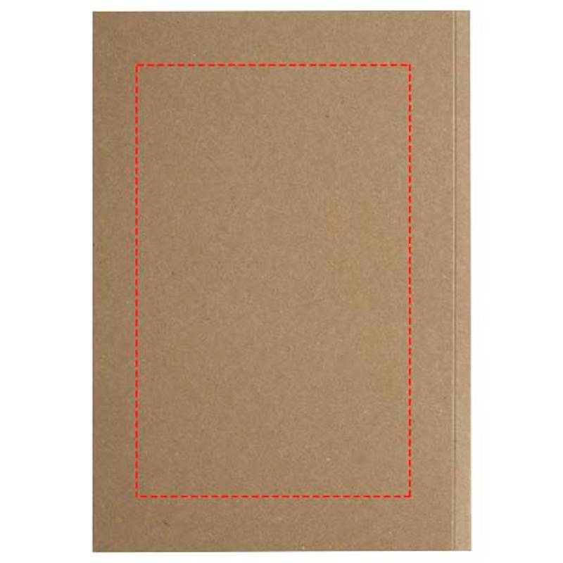 Recyklovaný kraftový poznámkový blok Novella Austen A5 v mäkkej väzbe - 50 listov, hnedá Natural Recyklovaný kraftový poznámkový blok Novella Austen A5 v mäkkej väzbe - 50 listov, hnedá Natural