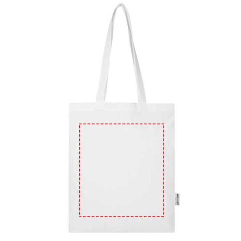 Nákupná taška Madras Blend z bavlny s gramážou 140 g/m² a objemom 7 l, biela Nákupná taška Madras Blend z bavlny s gramážou 140 g/m² a objemom 7 l, biela