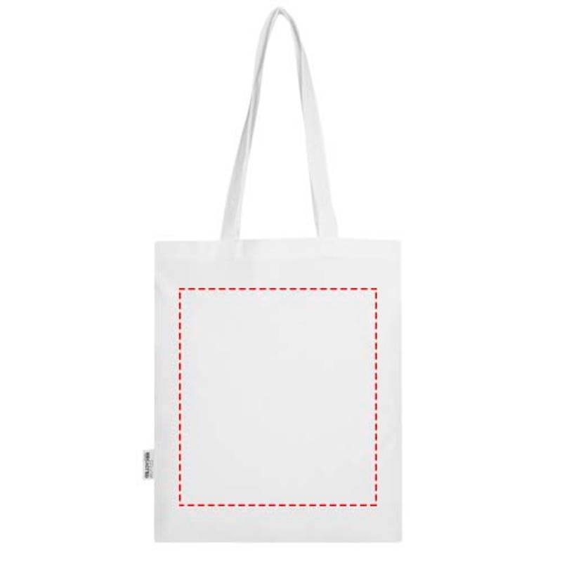 Nákupná taška Madras Blend z bavlny s gramážou 140 g/m² a objemom 7 l, biela Nákupná taška Madras Blend z bavlny s gramážou 140 g/m² a objemom 7 l, biela