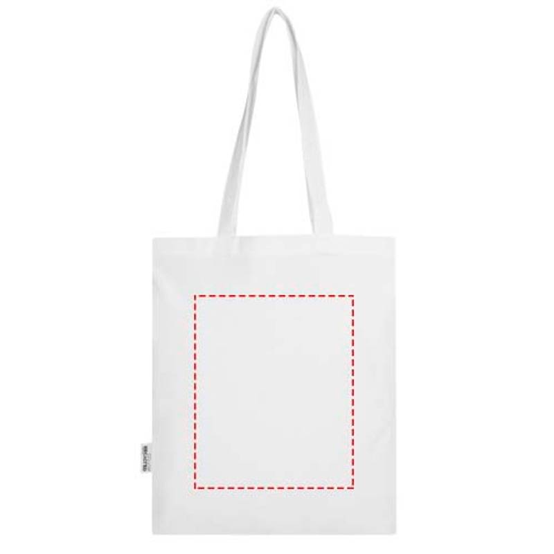 Nákupná taška Madras Blend z bavlny s gramážou 140 g/m² a objemom 7 l, biela Nákupná taška Madras Blend z bavlny s gramážou 140 g/m² a objemom 7 l, biela