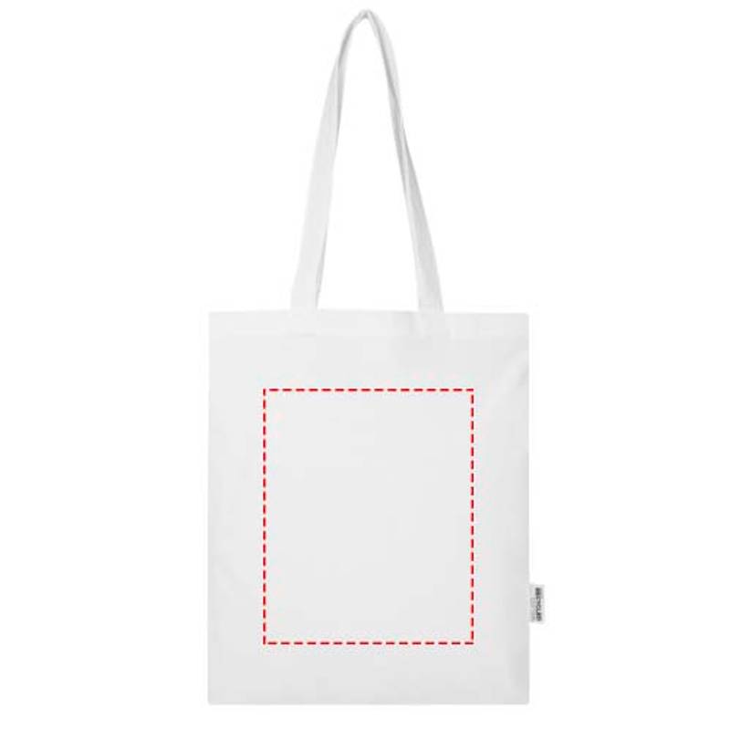 Nákupná taška Madras Blend z bavlny s gramážou 140 g/m² a objemom 7 l, biela Nákupná taška Madras Blend z bavlny s gramážou 140 g/m² a objemom 7 l, biela