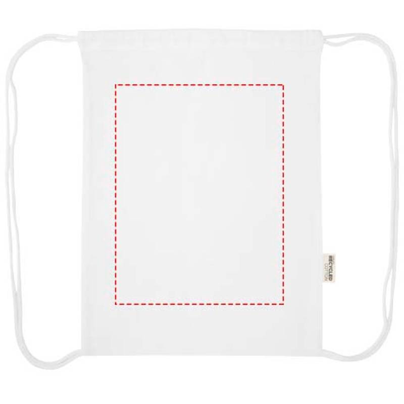 Taška Oregon Blend 140 g/m² so sťahovacou šnúrkou a objemom 5 l, biela Taška Oregon Blend 140 g/m² so sťahovacou šnúrkou a objemom 5 l, biela