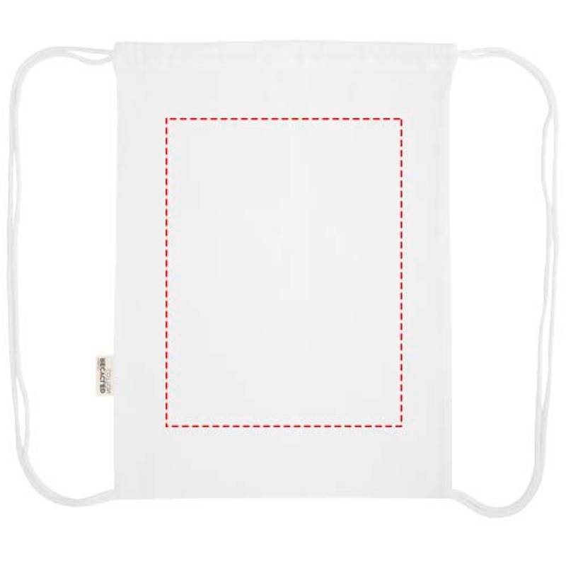 Taška Oregon Blend 140 g/m² so sťahovacou šnúrkou a objemom 5 l, biela Taška Oregon Blend 140 g/m² so sťahovacou šnúrkou a objemom 5 l, biela