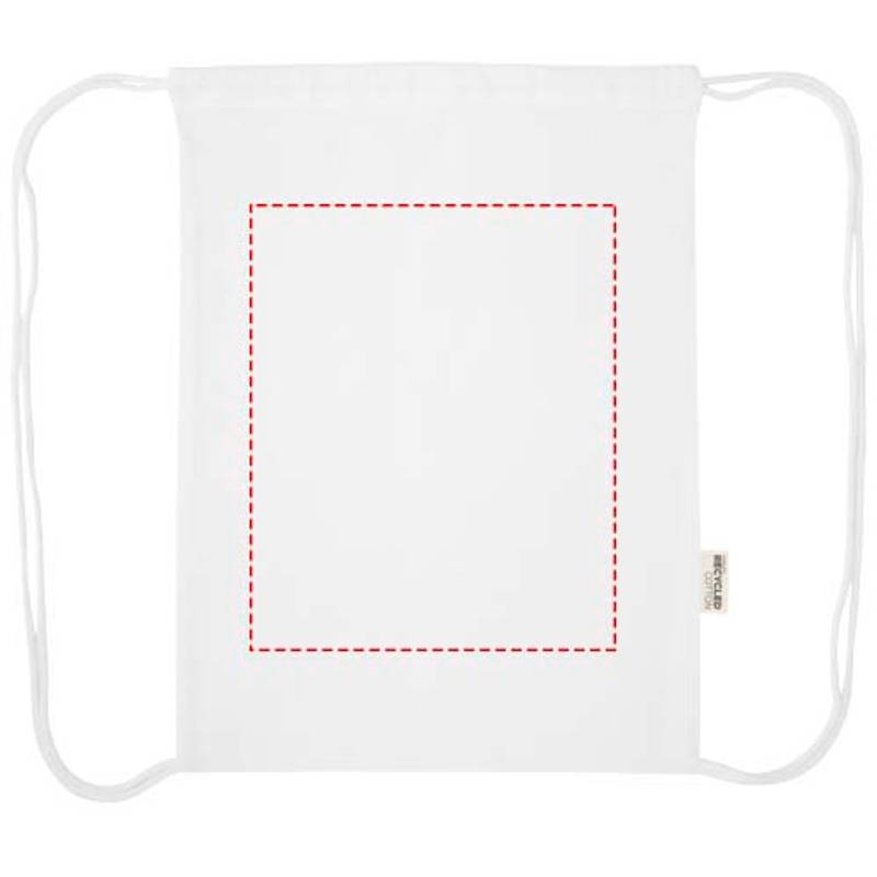 Taška Oregon Blend 140 g/m² so sťahovacou šnúrkou a objemom 5 l, biela Taška Oregon Blend 140 g/m² so sťahovacou šnúrkou a objemom 5 l, biela