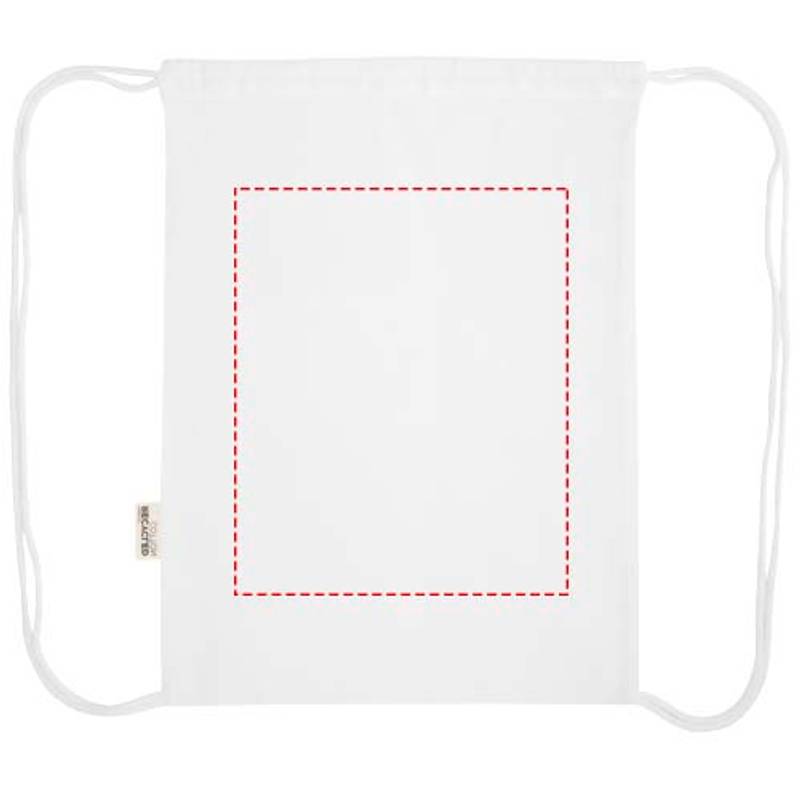 Taška Oregon Blend 140 g/m² so sťahovacou šnúrkou a objemom 5 l, biela Taška Oregon Blend 140 g/m² so sťahovacou šnúrkou a objemom 5 l, biela