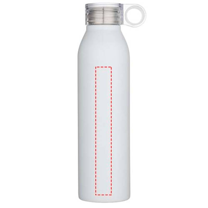 650ml fľaša na vodu Grom z recyklovanej nerezovej ocele , biela 650ml fľaša na vodu Grom z recyklovanej nerezovej ocele , biela