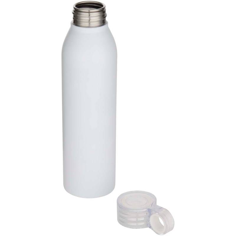 650ml fľaša na vodu Grom z recyklovanej nerezovej ocele , biela 650ml fľaša na vodu Grom z recyklovanej nerezovej ocele , biela